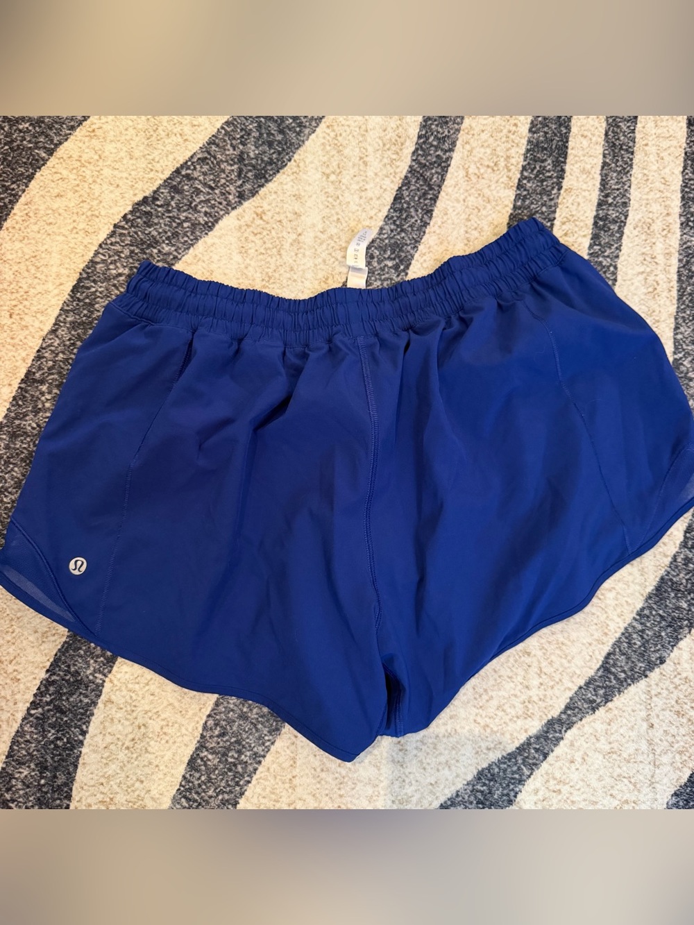 Lululemon Hotty Hot High-Rise Lined Short Larkspur Blue Size 12